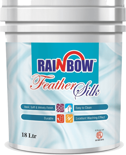 Rainbow Feather Silk silk emulsion, 18 litre pail